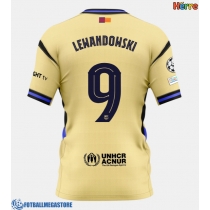 Fotballdrakt Herre Barcelona Robert Lewandowski #9 Bortedrakt 2025-26 Kortermet